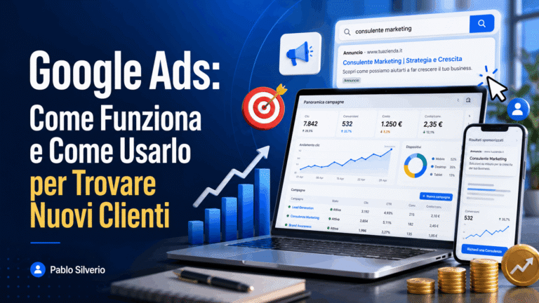 Google Ads Come Funziona e Come Usarlo per Trovare Nuovi Clienti